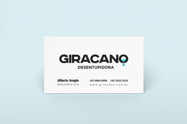 Identidade Visual Desentupidora Giracano